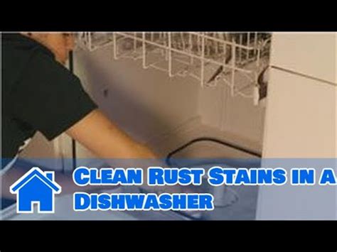 How To Remove Dishwasher Rust Stains