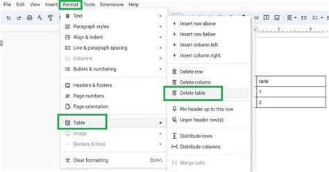 how to remove document tabs in google docs in ipad