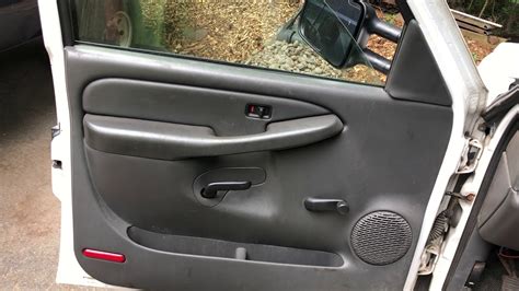 how to remove door panel with roll up windows