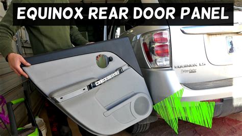 how to remove door panel with roll up windows
