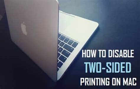 How To Remove Double Sided Printing On Mac
