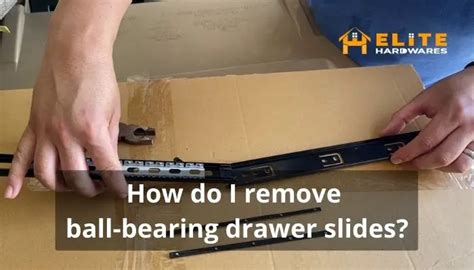 How To Remove Drawer With Ball Bearing Drawer Slides