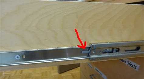 how to remove dresser drawers with side slides