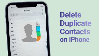 how to remove duplicate contacts on iphone 14