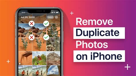 how to remove duplicate photos from an iphone