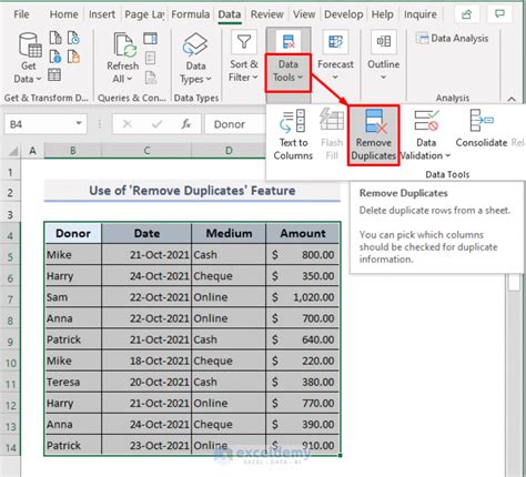 how to remove duplicate rows in excel based on two columns