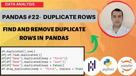 how to remove duplicate rows in python pandas