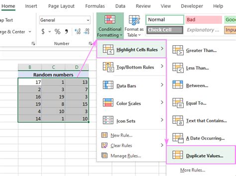 how to remove duplicate values in different columns in excel