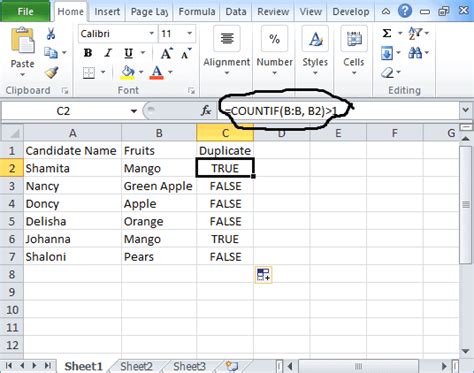 how to remove duplicates in excel using countif