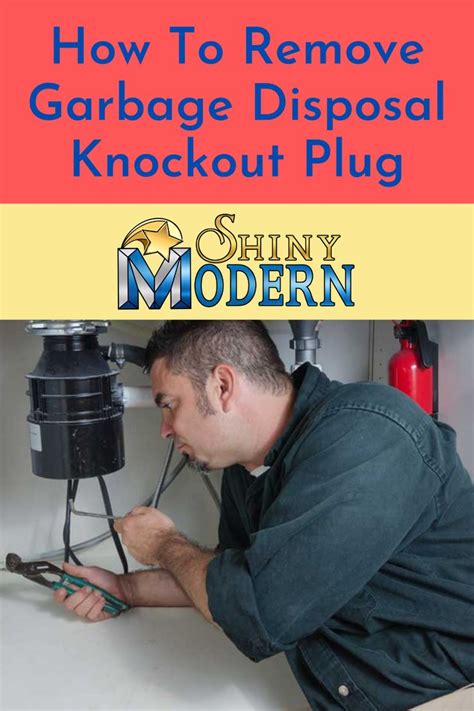how to remove electrical plug from garbage disposal