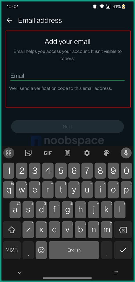 how to remove email address from phone memory