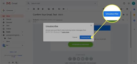 how to remove email subscriptions from gmail