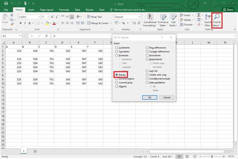 how to remove empty rows in excel file