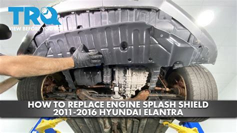 How To Remove Engine Splash Shield