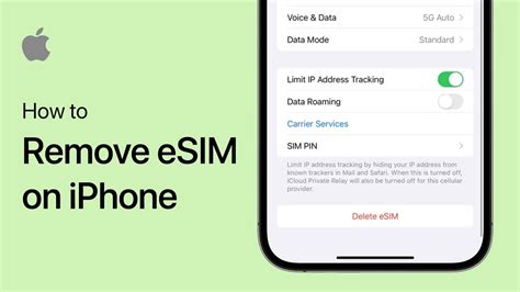 how to remove esim in iphone 13