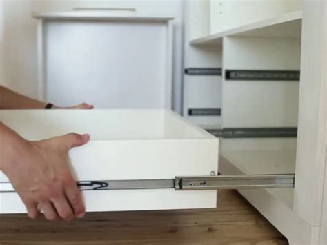 How To Remove European Drawer Slides