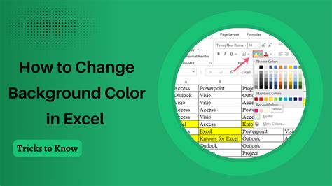How To Remove Excel Background Color