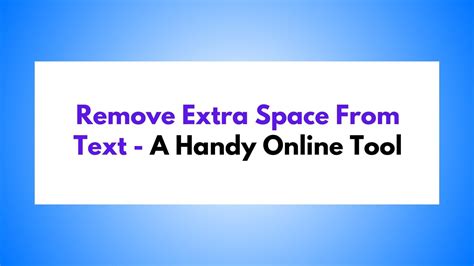 How To Remove Extra Space In Photoshop