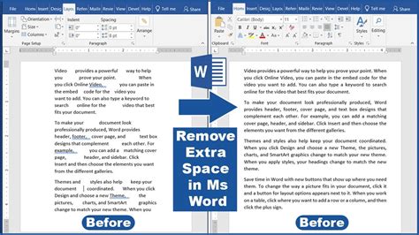 How To Remove Extra Spaces In Word Between Tables