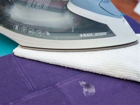 How To Remove Fabric Glue From Iron