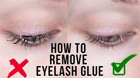 How To Remove False Eyelashes With Glue