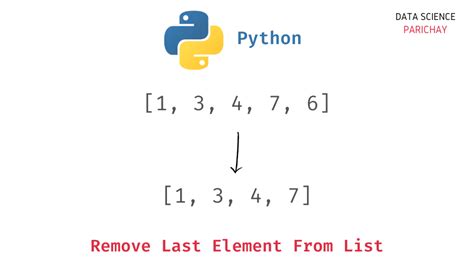 How To Remove First Element Of List Python