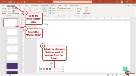 how to remove fixed image in powerpoint