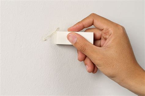 how to remove foam sticker from wall