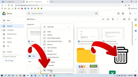 how to remove folder from google drive