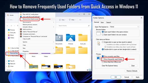 How To Remove Folders From Quick Access