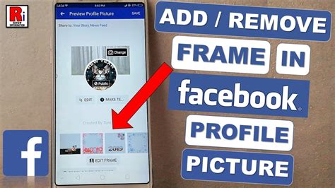 How To Remove Frame In Fb Profile Pic