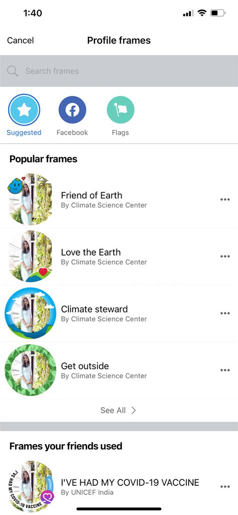 How To Remove Frame On Facebook Iphone