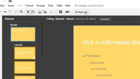 how to remove from theme google slides