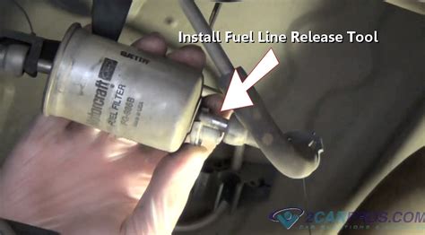 How To Remove Fuel Line From Filter