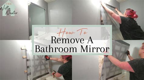 How To Remove Full Mirror From Wall