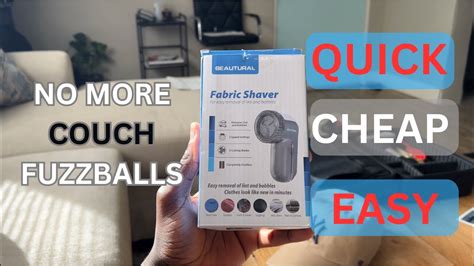 How To Remove Fuzz Balls From Couch