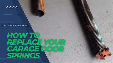 How To Remove Garage Spring