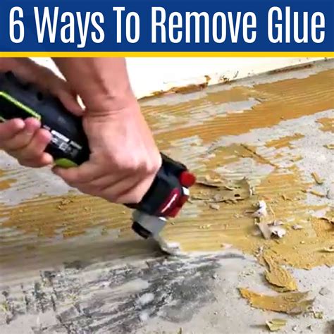 How To Remove Glue From A Floor