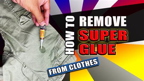 How To Remove Glue From Fabrics