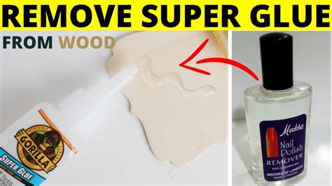 How To Remove Glue From The Table