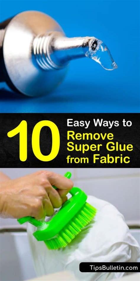 How To Remove Glue In Fabric