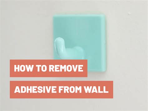 how to remove glue strips from wall
