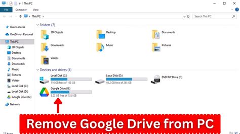How To Remove Google Drive From Computer