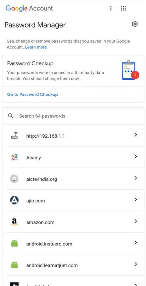 how to remove google password manager from device