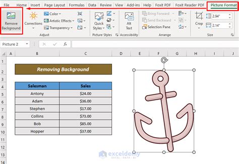 How To Remove Graph Background In Excel