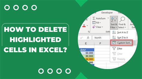 how to remove green highlight in excel