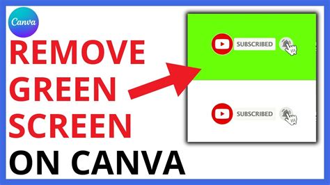 How To Remove Green Screen Background In Canva