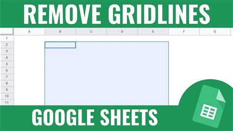 how to remove grid on google sheets