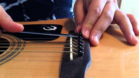 How To Remove Guitar String Pins