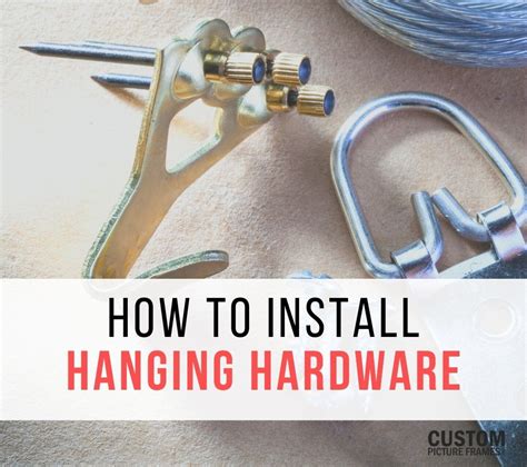 How To Remove Hanging Hardware From Frame